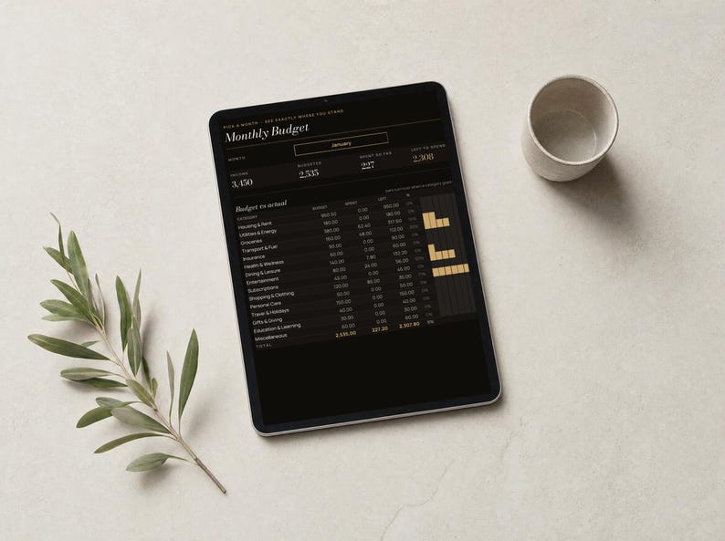 The Brite Budget — offline budget app and spreadsheet by Brite Tech Lifestyle